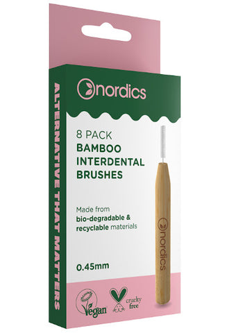Öko Interdental Zahnbürste Bambus 0,45mm