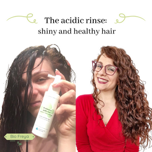 Die saure Spülung: glänzendes und gesundes Haar