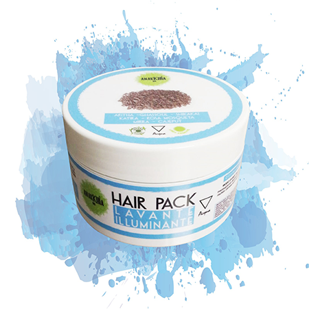Hair Pack Water - Cleansing and brightening - With peeling
