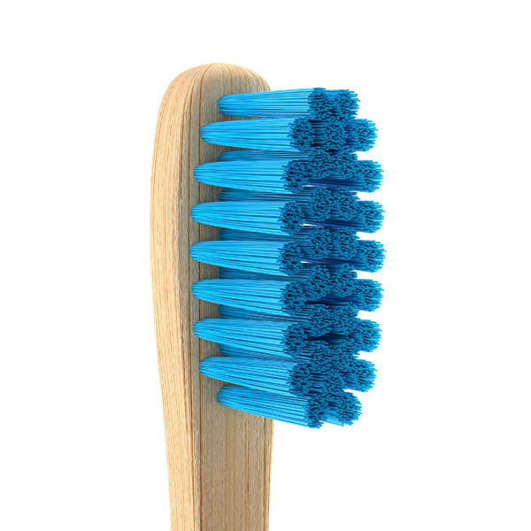 Eco spazzolino da denti per Bambini - di bambù con setole blu