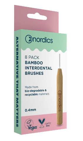 Öko Interdental Zahnbürste Bambus 0,40mm