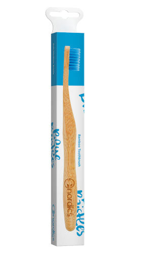 Eco spazzolino da denti di bambù con setole blu